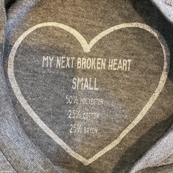 My next broken heart Womens tshirt - Picture 3 of 3